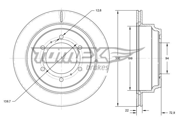 TOMEX Brakes TX 73-88...